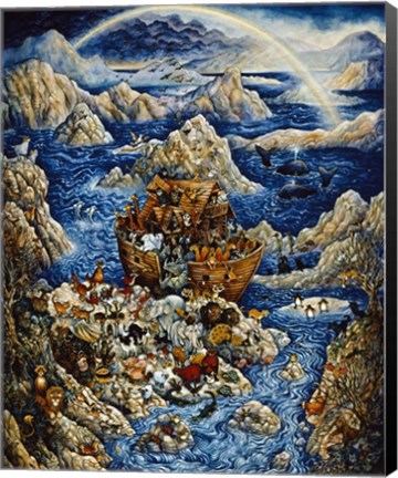 Framed Blue Ark Print