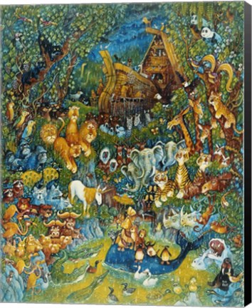 Framed Noah And The Last Unicorn Print