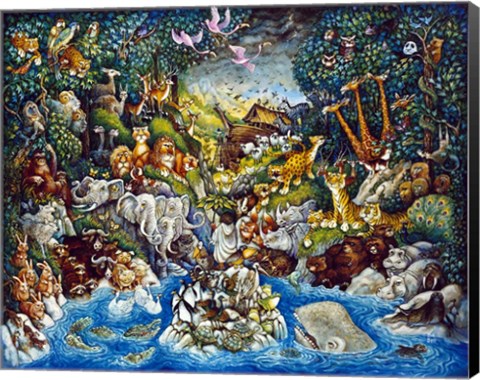 Framed Noah&#39;s Quandary Print