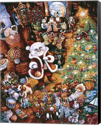 Framed T&#39;was The Night Print