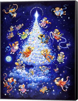 Framed Star Tree - Rectangle Print