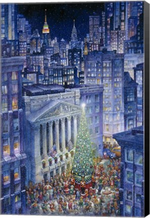 Framed Christmas In The City Print