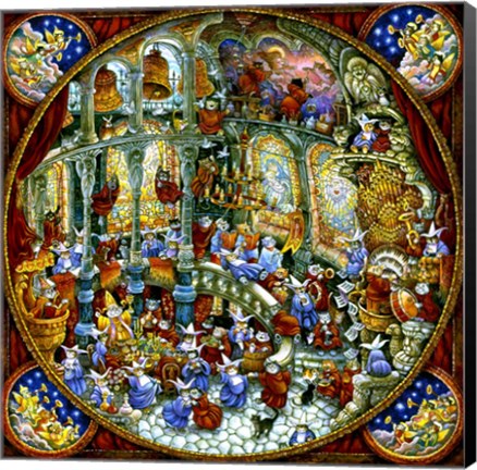 Framed Holy Cats Print