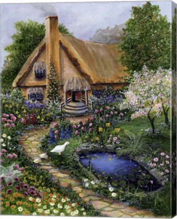 Framed Best Old Cottage Print