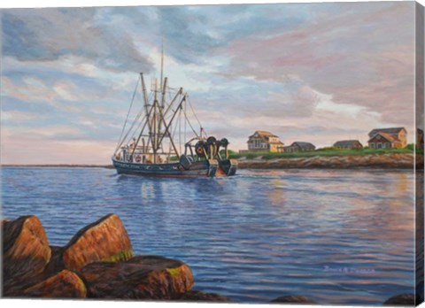 Framed Heading Out Print