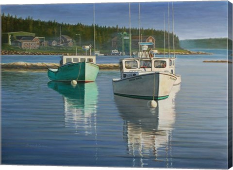 Framed Bernard Harbor Print