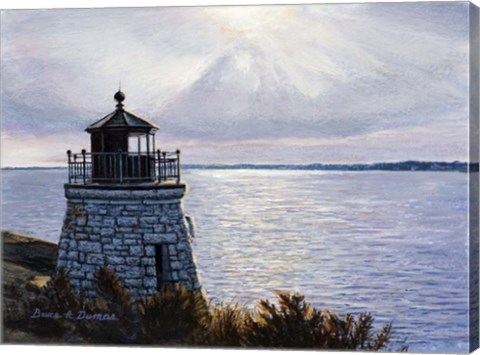 Framed Castle Glow Print