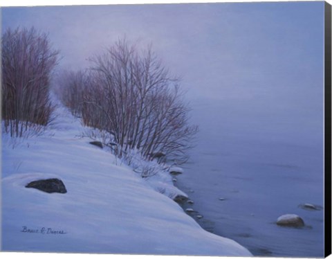 Framed Winter Mist Print