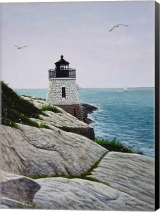 Framed Castle Hill Light Print