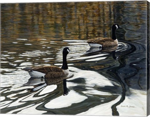Framed Leaving The Shore Print