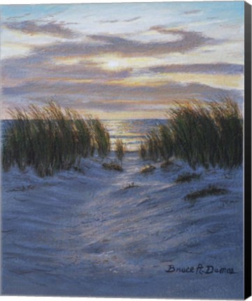 Framed Shore Path Print