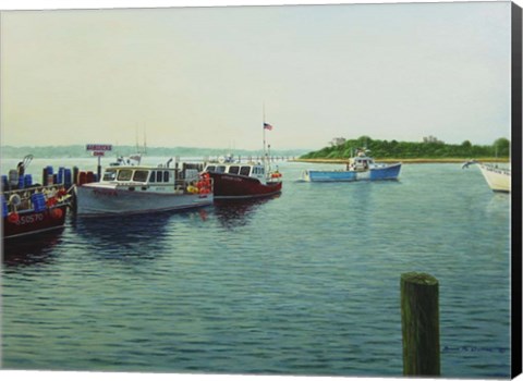 Framed Lobsters &amp; Crabs Print