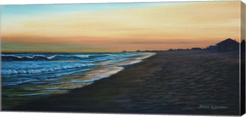 Framed Beach Walk Print