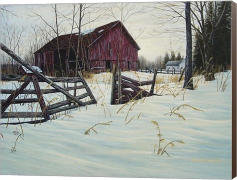 Framed Oxford Barn Print