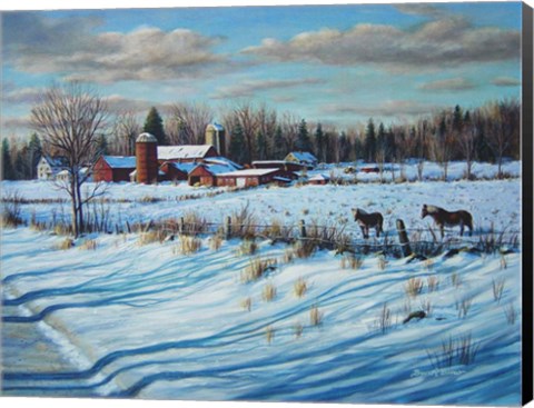 Framed Horsing Around Print