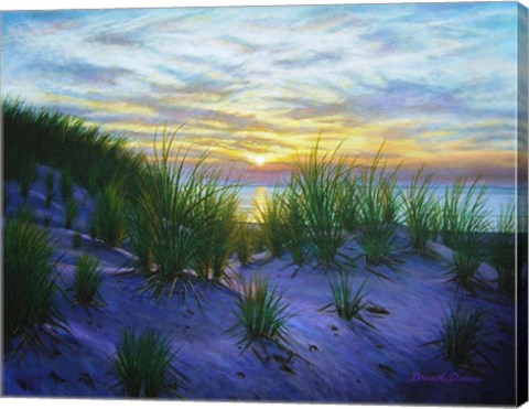 Framed Race Point Dune Sunset Print