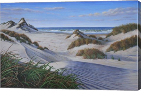 Framed Buxton Sand Dunes Print