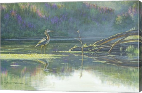 Framed Solitary Hunter Print