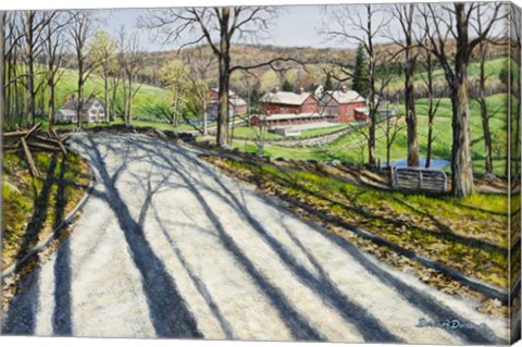 Framed Spring Hill Farm Print