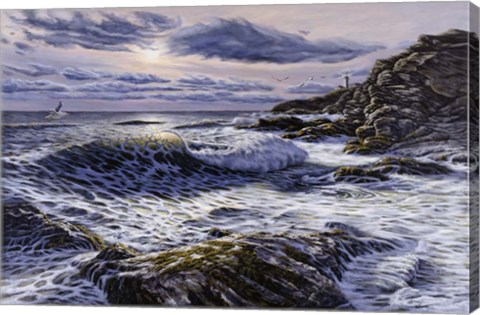 Framed Beaver Tail Park Light Print