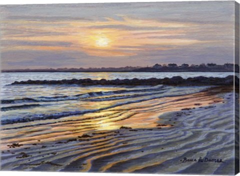 Framed Sunset In York Print