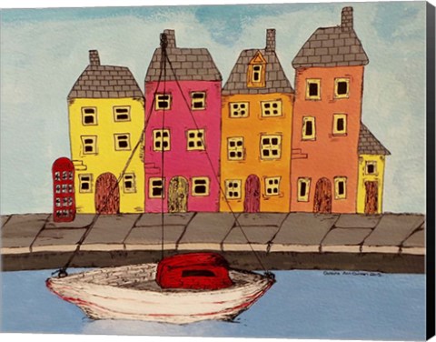 Framed By The Canal Print