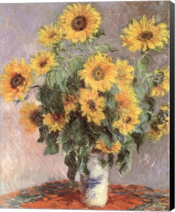 Framed Sunflowers Print