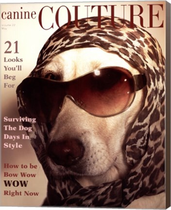 Framed Couture - Bow Wow Wow Print