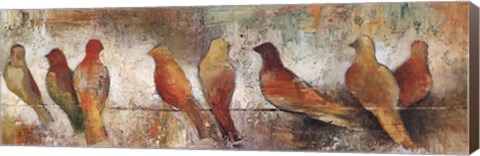 Framed Birds On A Wire Print