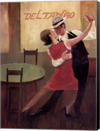 Framed Del Tango Print
