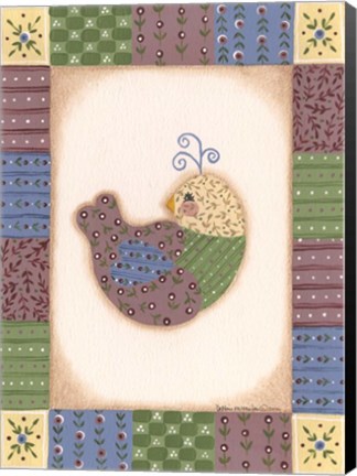 Framed Chicken II Print