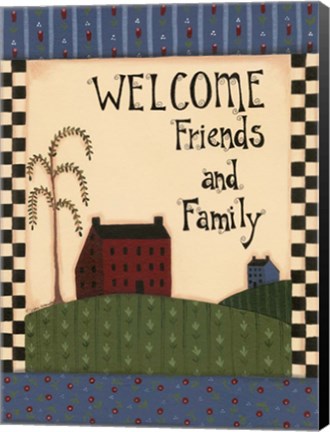 Framed American Home V Print