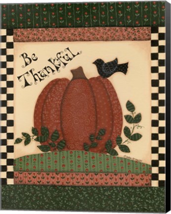 Framed Be Thankful Print