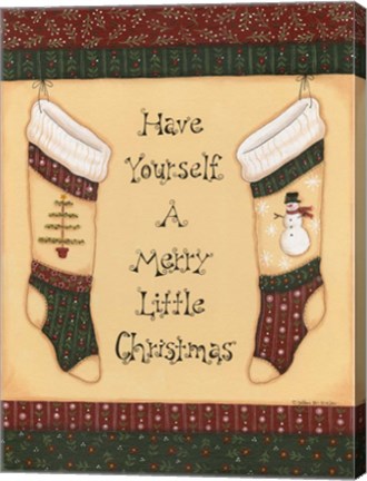 Framed Christmas Quilts III Print