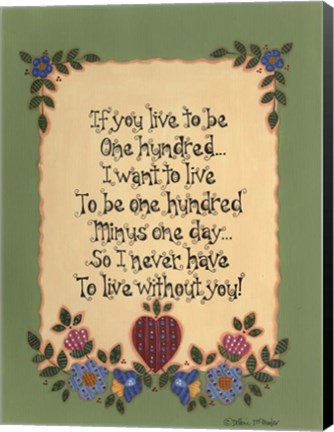 Framed Life&#39;s Lessons IV Print