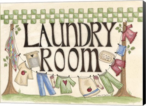 Framed Laundry Room Print