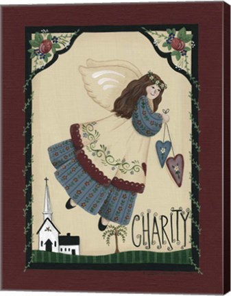 Framed Charity Angel Print
