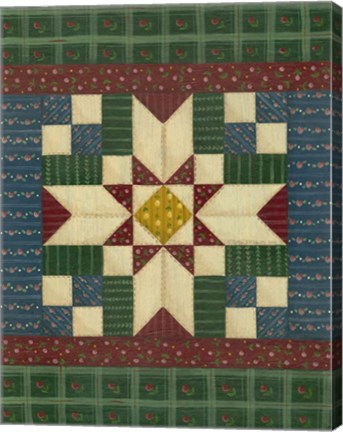 Framed Quilt Square 1 Print