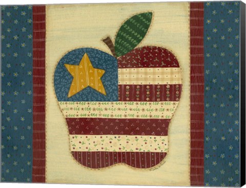 Framed Apple Flag Print
