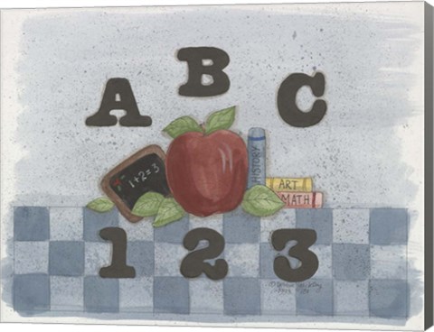 Framed ABC, 123 Print