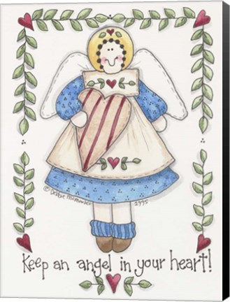 Framed Angel In Your Heart Print