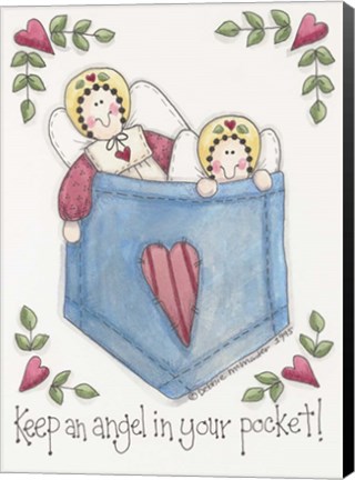 Framed Angel In Your Pocket Print