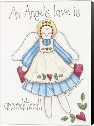 Framed Angel Love Print