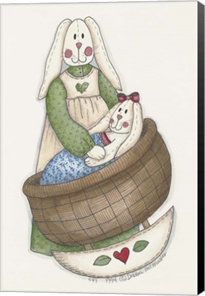 Framed Baby Bunny Print