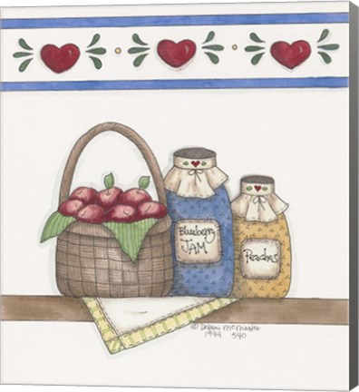 Framed Blueberry Jam Print