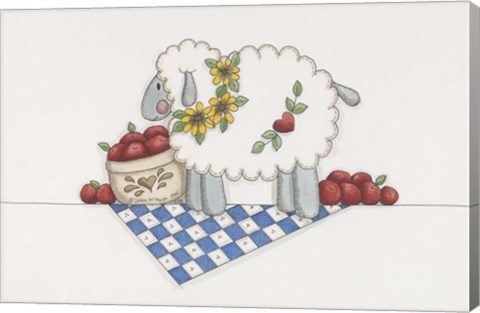 Framed Country Sheep Print