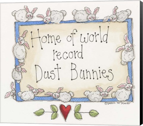 Framed Dust Bunnies Print