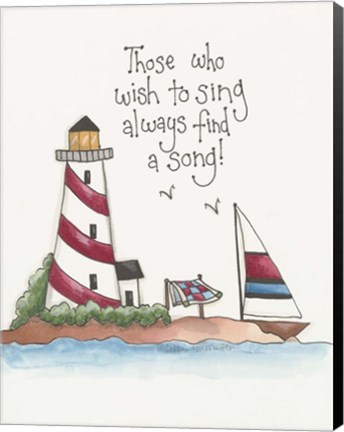 Framed Find A Song Print