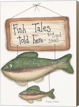 Framed Fish Tales Print