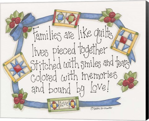 Framed Like Quilts Print